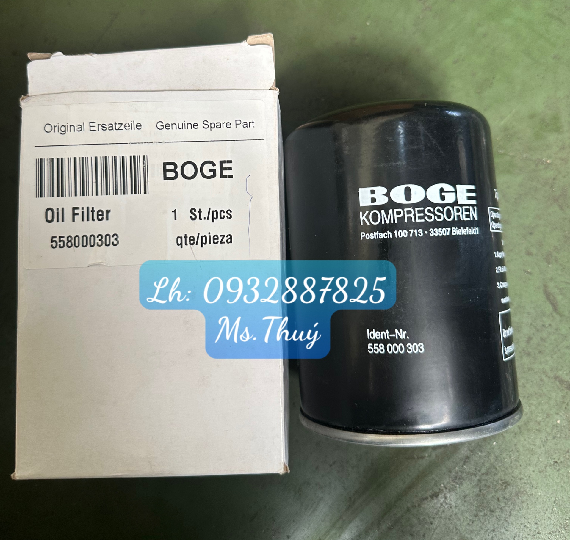 Lọc dầu Boge 558000303
