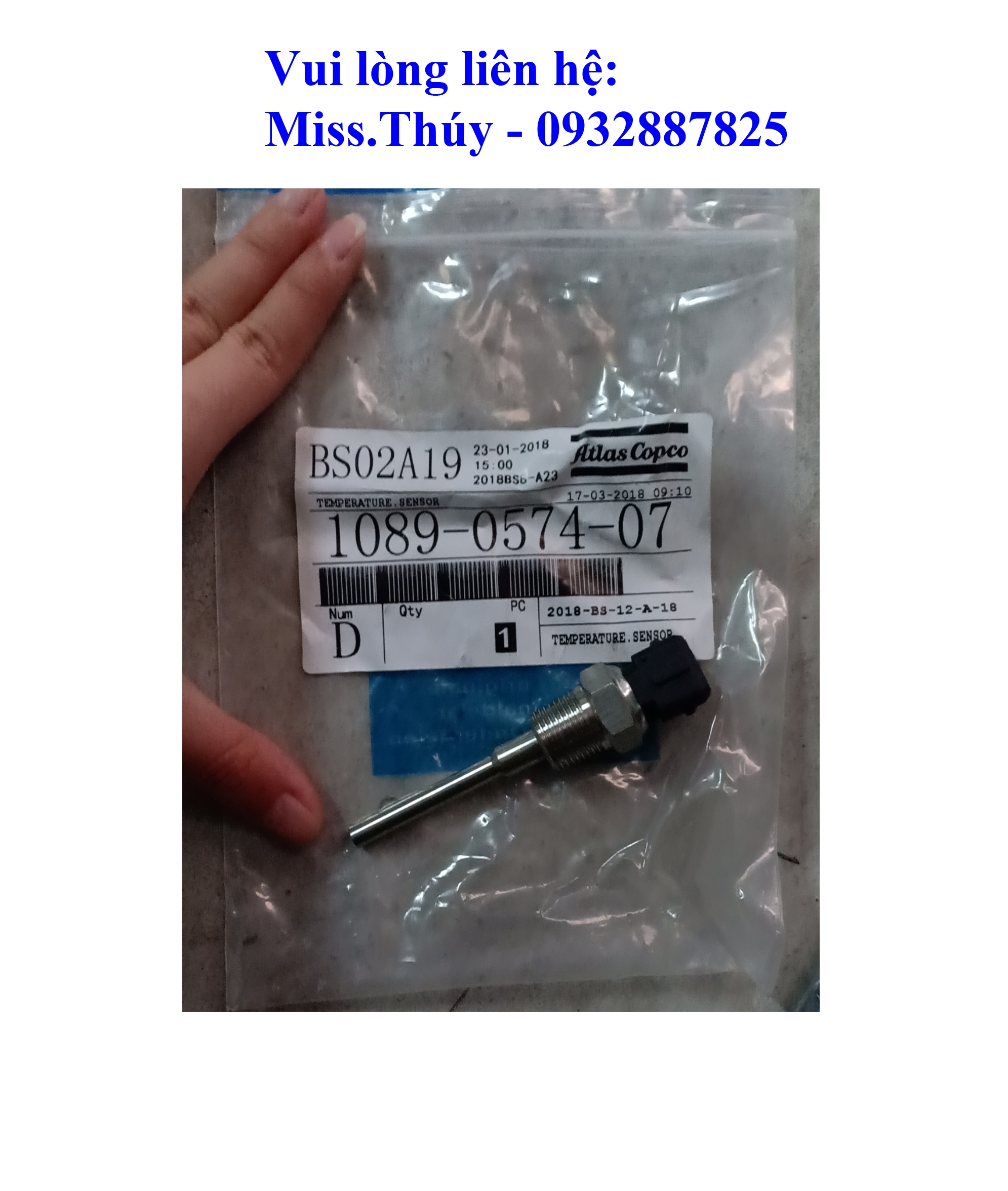Cảm biến nhiệt độ Atlascopco 1089057407