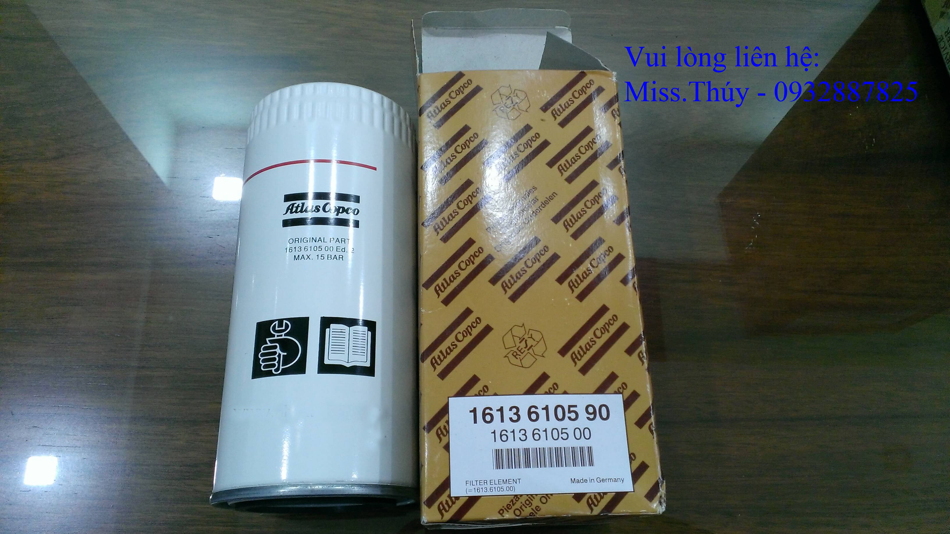 Lọc dầu Atlascopco 1613610500-1613610590