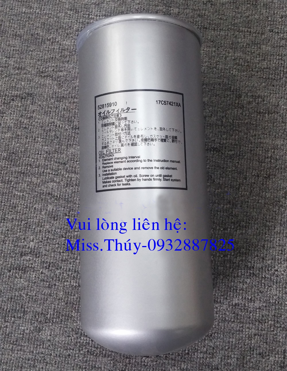 Lọc dầu Hiatchi 52535910